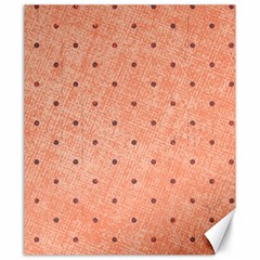 Dot Peach Canvas 20  X 24   by snowwhitegirl