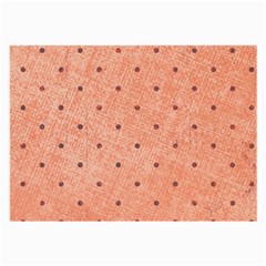 Dot Peach Large Glasses Cloth (2-side)