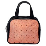 Dot Peach Classic Handbags (2 Sides) Back