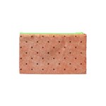 Dot Peach Cosmetic Bag (XS) Back