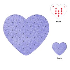 Dot Blue Playing Cards (heart) 