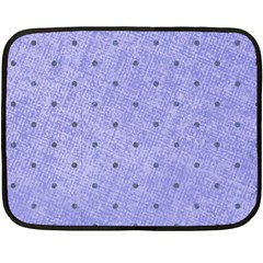 Dot Blue Double Sided Fleece Blanket (mini) 