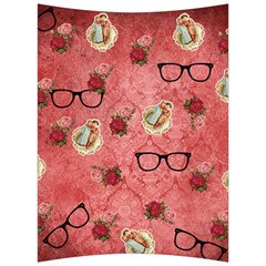 Vintage Glasses Rose Back Support Cushion by snowwhitegirl