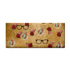 Vintage Glasses Beige Cosmetic Storage Cases by snowwhitegirl