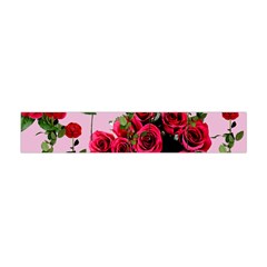 Roses Pink Flano Scarf (mini)