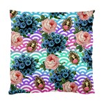 Floral Waves Standard Cushion Case (One Side) Front