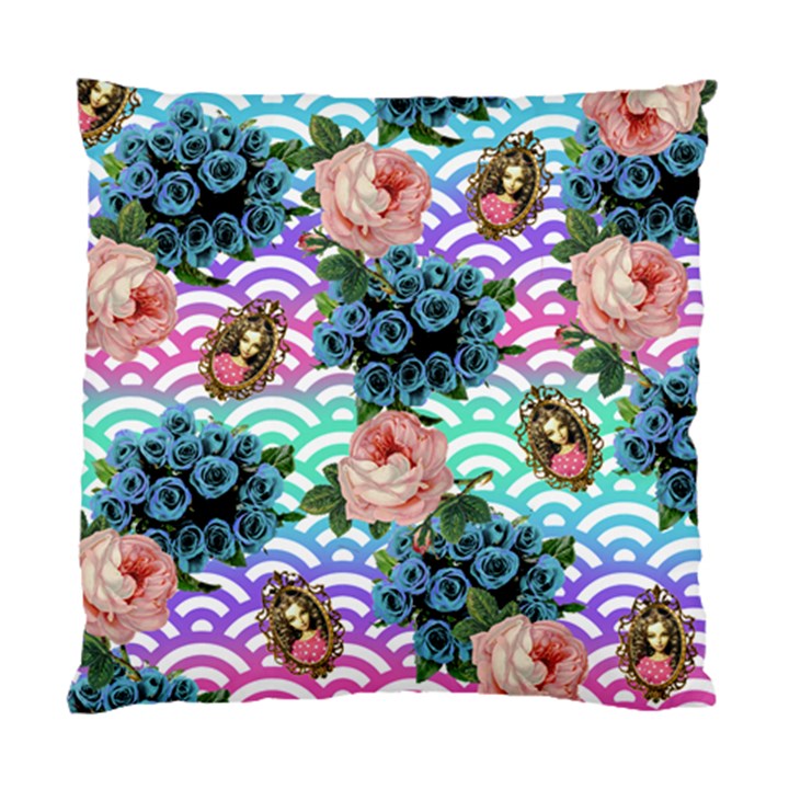 Floral Waves Standard Cushion Case (One Side)