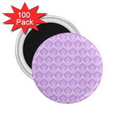 Damask Lilac 2 25  Magnets (100 Pack) 