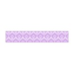 Damask Lilac Flano Scarf (Mini) Back