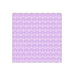 Damask Lilac Satin Bandana Scarf