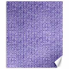 Knitted Wool Lilac Canvas 20  X 24   by snowwhitegirl