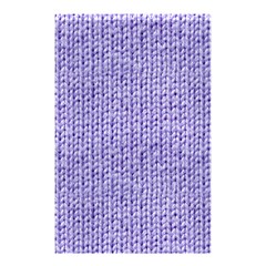 Knitted Wool Lilac Shower Curtain 48  X 72  (small) 