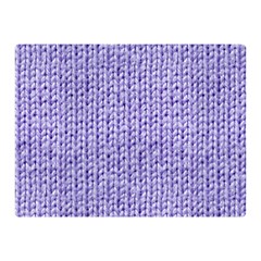 Knitted Wool Lilac Double Sided Flano Blanket (mini) 