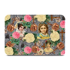 Damask Religious Victorian Grey Plate Mats by snowwhitegirl