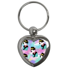 Japanese Abstract Key Chains (heart)  by snowwhitegirl