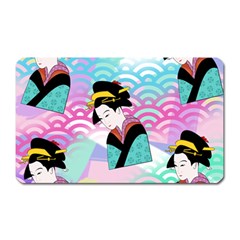 Japanese Abstract Magnet (rectangular) by snowwhitegirl