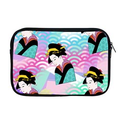 Japanese Abstract Apple Macbook Pro 17  Zipper Case