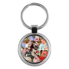 Victorian Collage Key Chains (round)  by snowwhitegirl