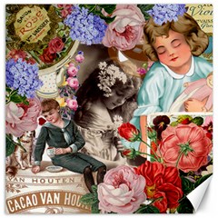 Victorian Collage Canvas 16  X 16  