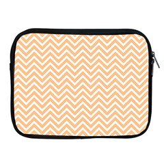 Orange Chevron Apple Ipad 2/3/4 Zipper Cases