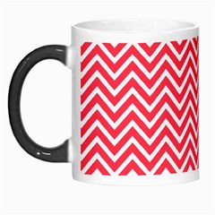 Red Chevron Morph Mugs