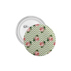 Green Chevron Rose 1 75  Buttons