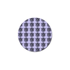 Three Women Blue Golf Ball Marker