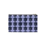 Three Women Blue Cosmetic Bag (Small)  Back