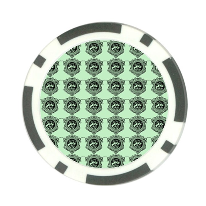 Three Women Green Poker Chip Card Guard (10 pack)