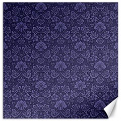 Damask Purple Canvas 20  X 20   by snowwhitegirl