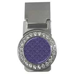 Damask Purple Money Clips (cz)  by snowwhitegirl