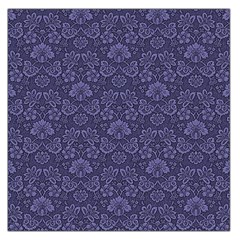 Damask Purple Large Satin Scarf (square) by snowwhitegirl