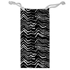 Dark Abstract Pattern Jewelry Bag by dflcprints