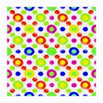 Multicolored Circles Motif Pattern Medium Glasses Cloth (2-Side) Back