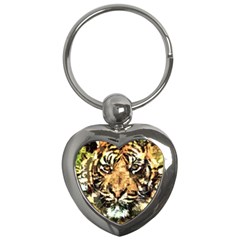 Tiger 1340039 Key Chains (heart)  by 1iconexpressions