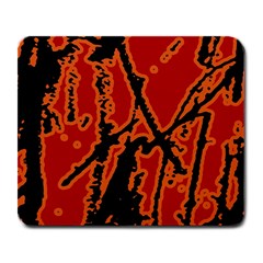 Vivid Abstract Grunge Texture Large Mousepads