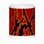 Vivid Abstract Grunge Texture Morph Mugs Center