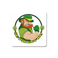 St  Patricks Day Square Magnet by Valentinaart