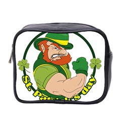 St  Patricks Day Mini Toiletries Bag 2-side by Valentinaart