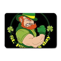 St  Patricks Day Small Doormat  by Valentinaart