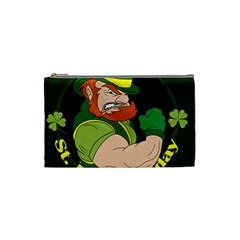 St  Patricks Day Cosmetic Bag (small)  by Valentinaart