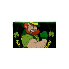 St  Patricks Day Cosmetic Bag (xs) by Valentinaart