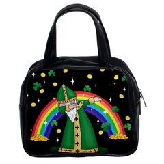  St  Patrick  Dabbing Classic Handbags (2 Sides)