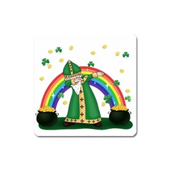  St  Patrick  Dabbing Square Magnet by Valentinaart