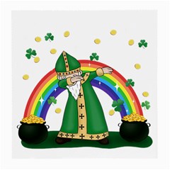  St  Patrick  Dabbing Medium Glasses Cloth by Valentinaart