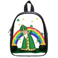  St  Patrick  Dabbing School Bag (small) by Valentinaart