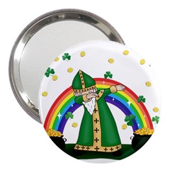  St  Patrick  Dabbing 3  Handbag Mirrors by Valentinaart