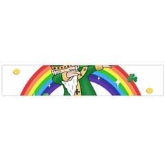  St  Patrick  Dabbing Large Flano Scarf  by Valentinaart