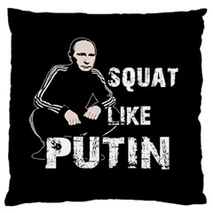 Squat Like Putin Standard Flano Cushion Case (one Side) by Valentinaart