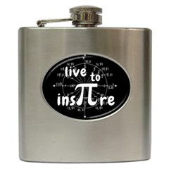 Pi Day Hip Flask (6 Oz) by Valentinaart